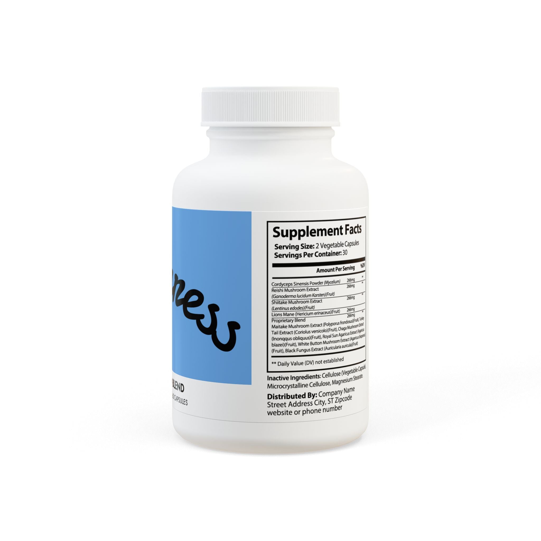 Mushroom Blend Supplement (60 Capsules)