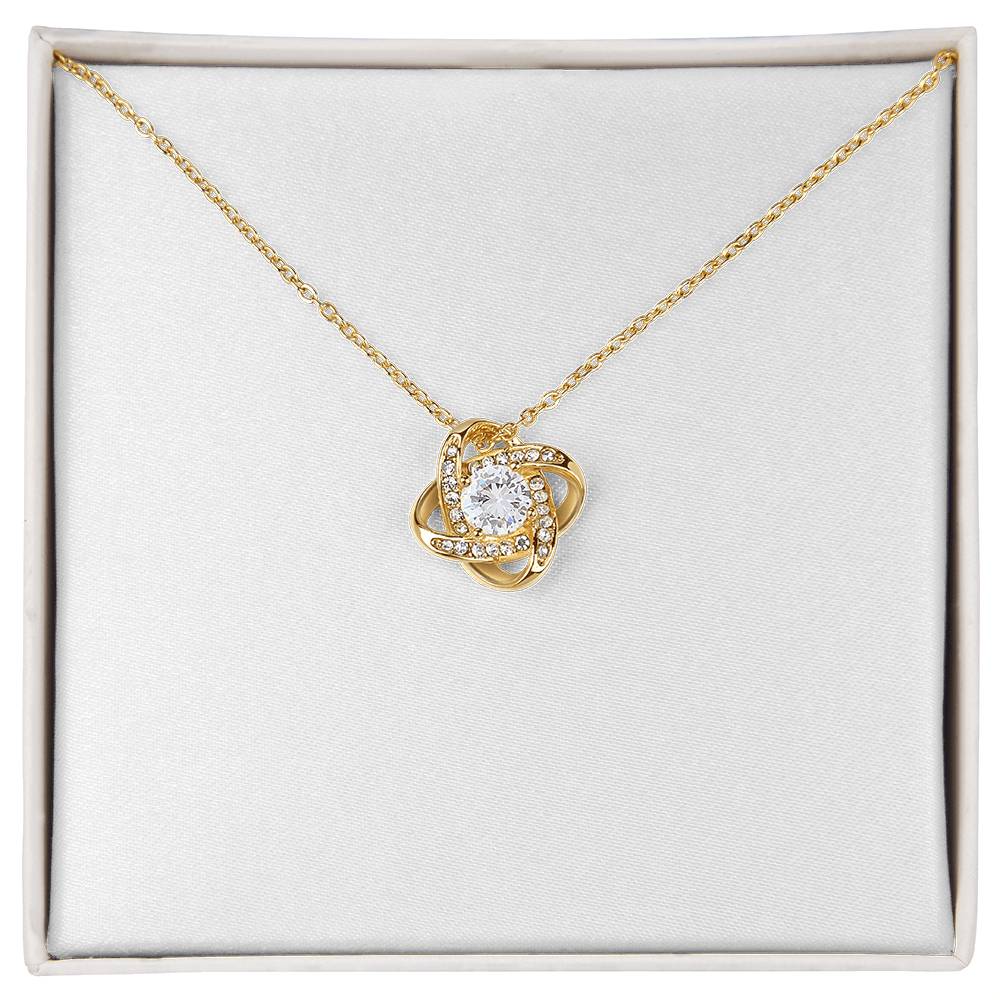 Valintine Necklage  Love Knot Necklace
