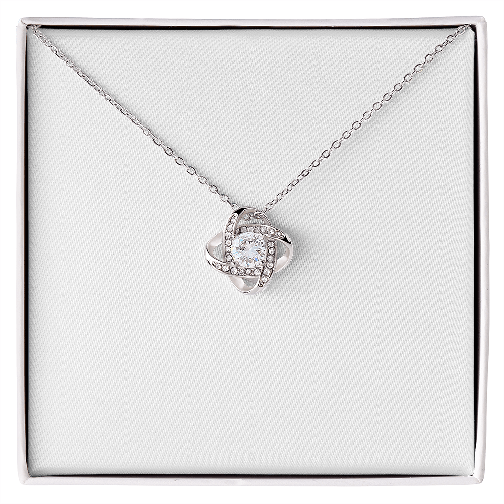Valintine Necklage  Love Knot Necklace