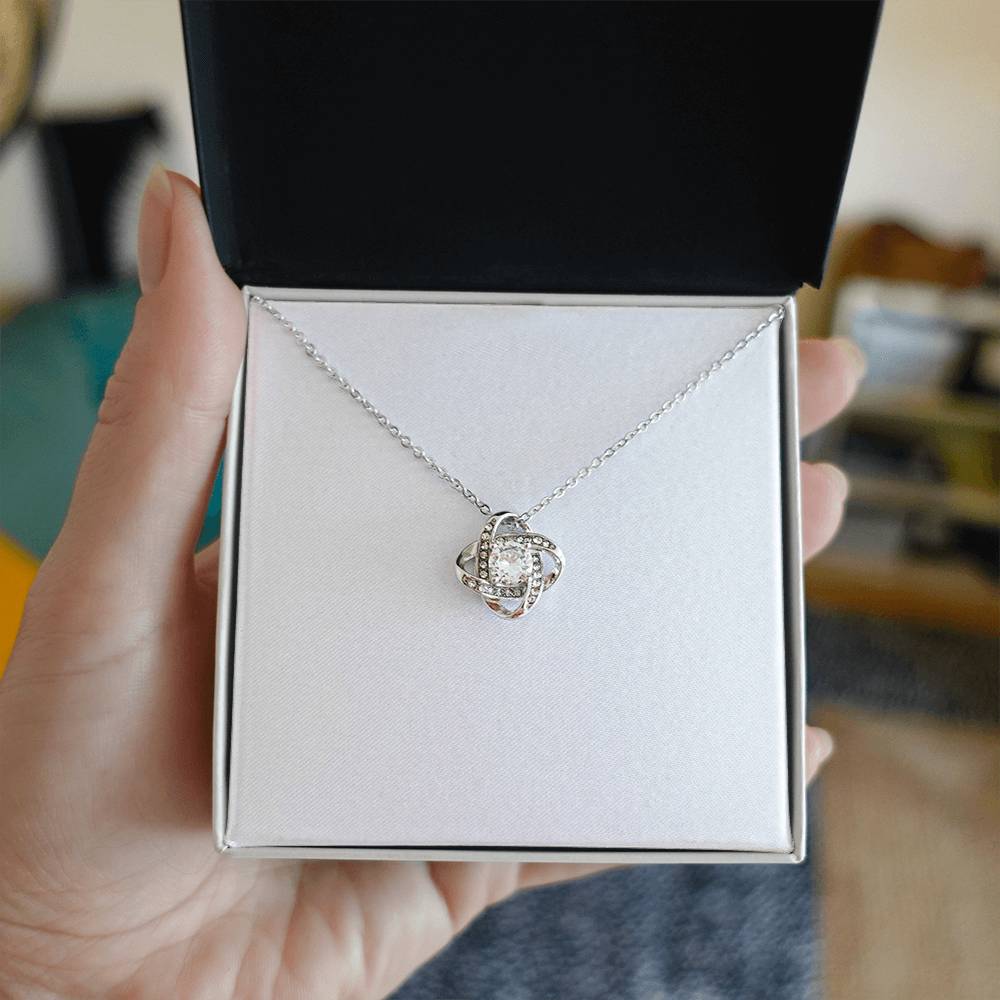 Valintine Necklage  Love Knot Necklace