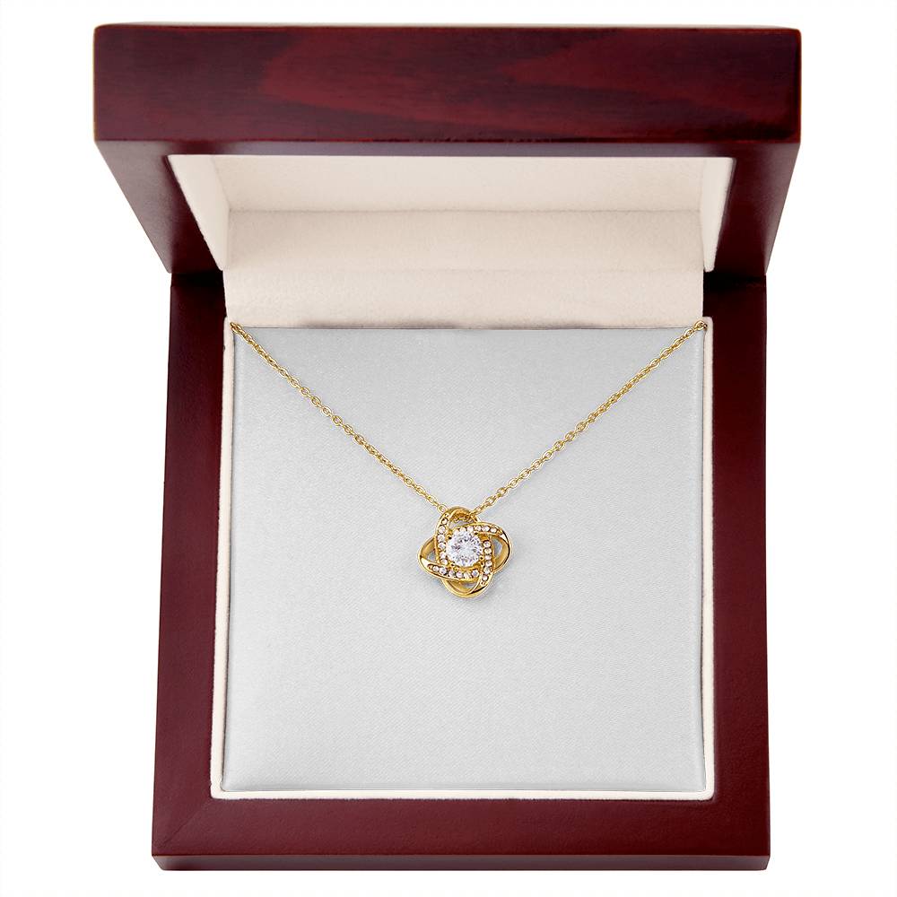 Valintine Necklage  Love Knot Necklace