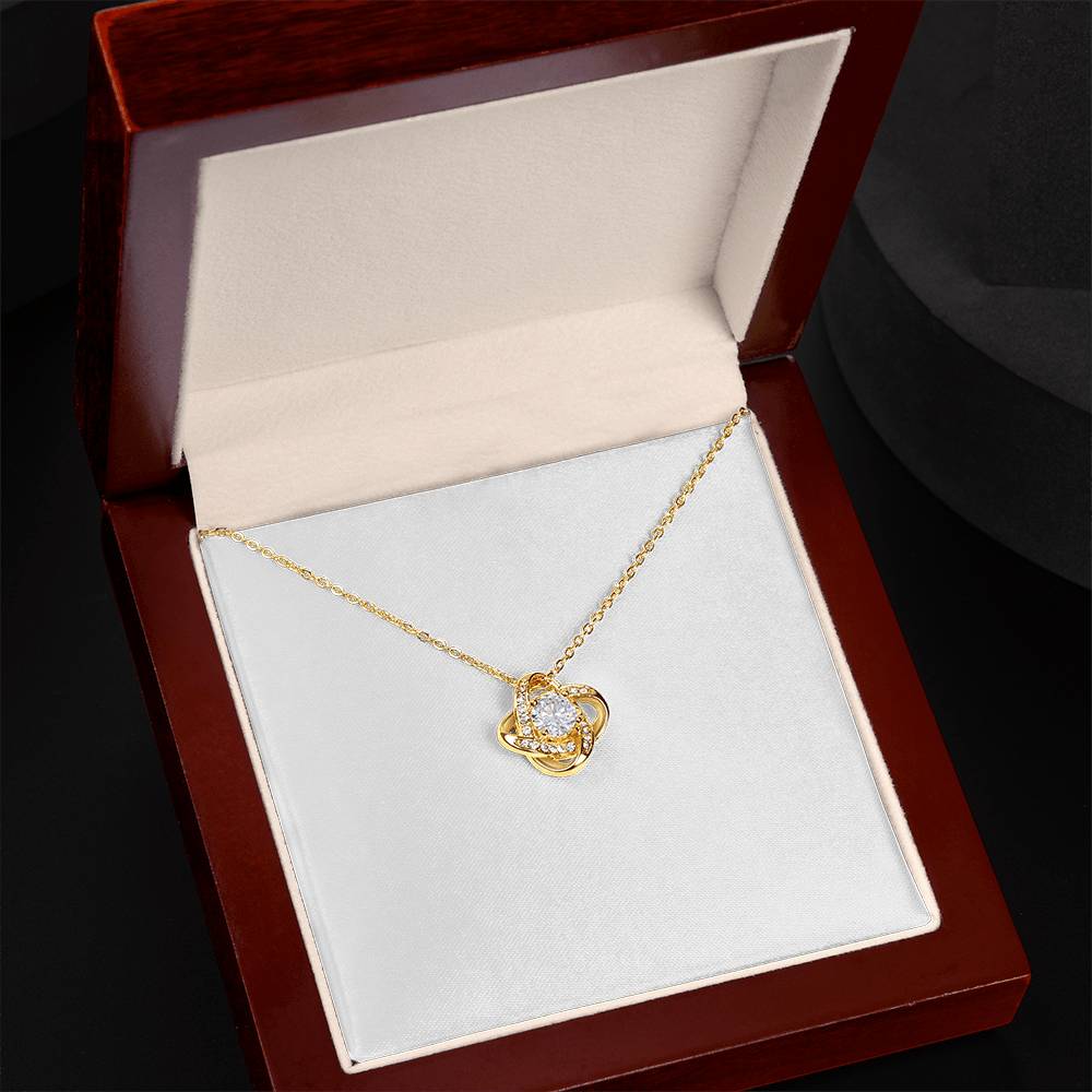 Valintine Necklage  Love Knot Necklace