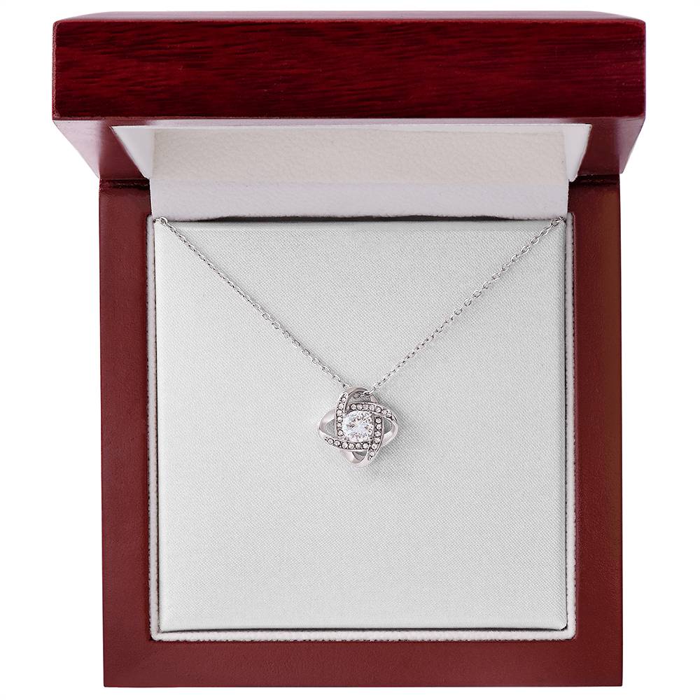 Valintine Necklage  Love Knot Necklace