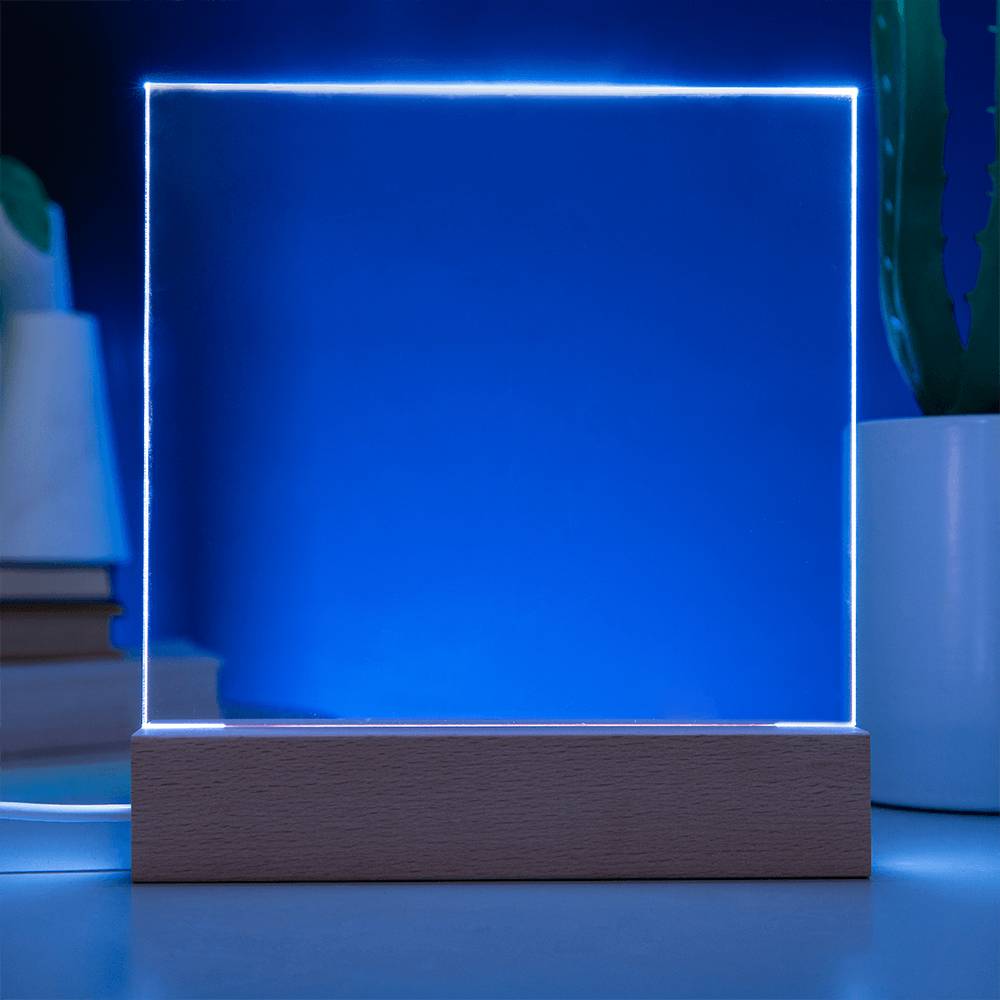 Acrylic Square Plaque