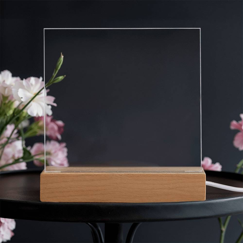 Acrylic Square Plaque