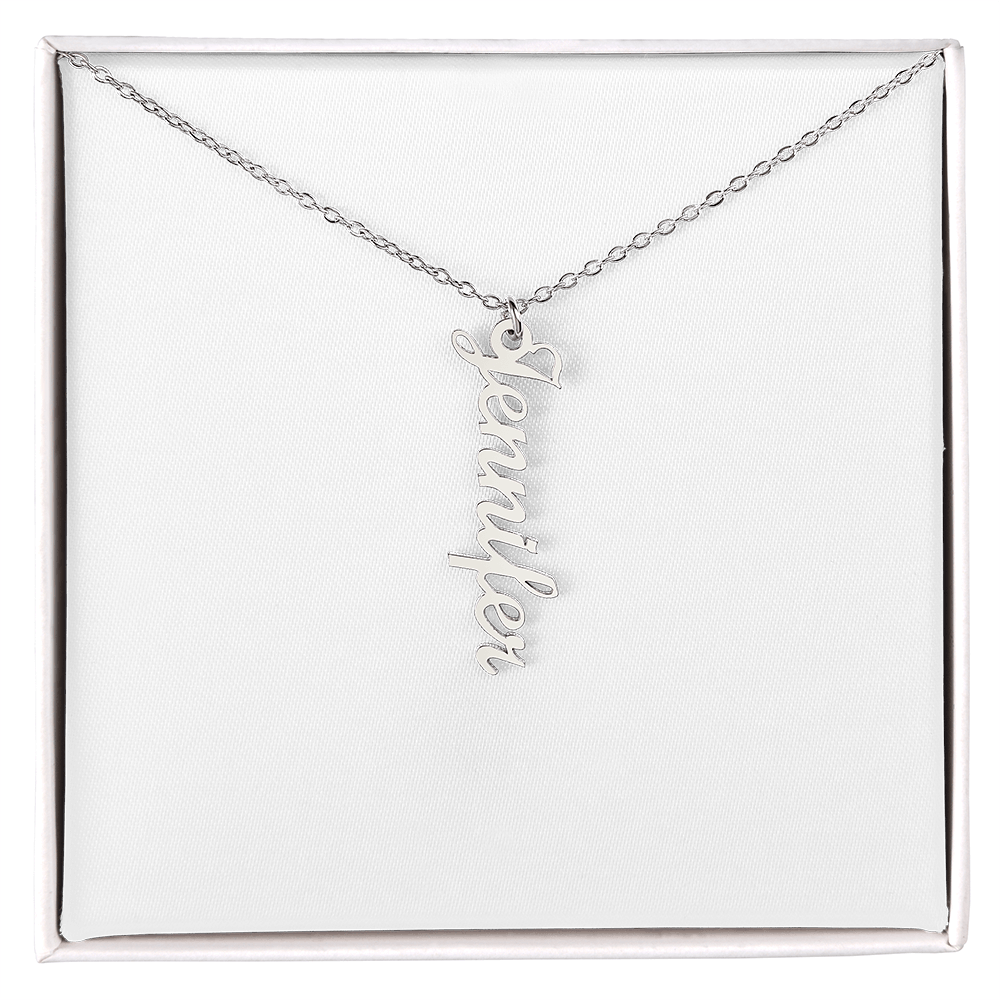 Multi Vertical Name Necklace