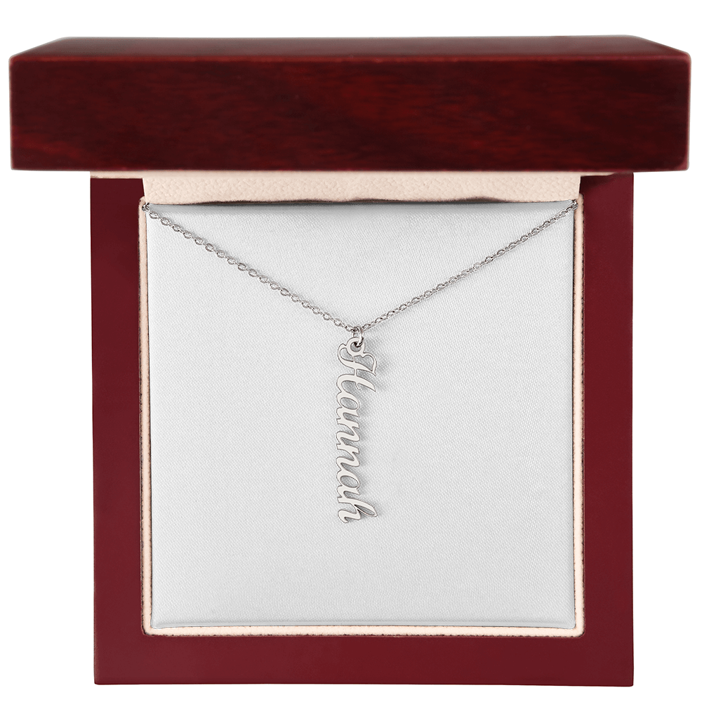 Multi Vertical Name Necklace