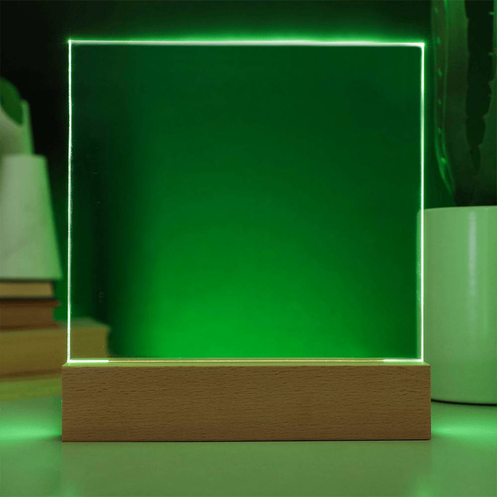 Acrylic Square Plaque