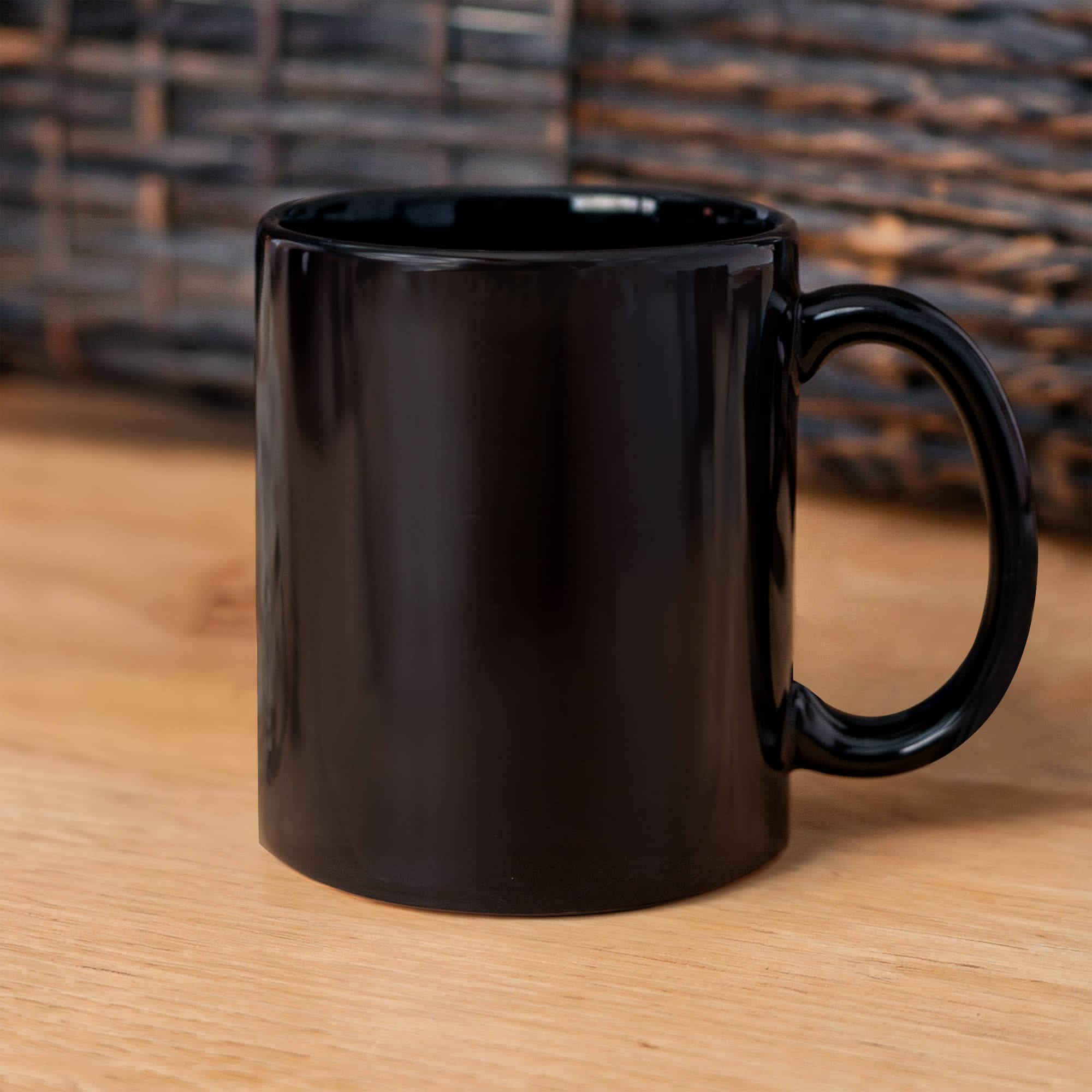 Black Ceramic Mug Multiple Variants