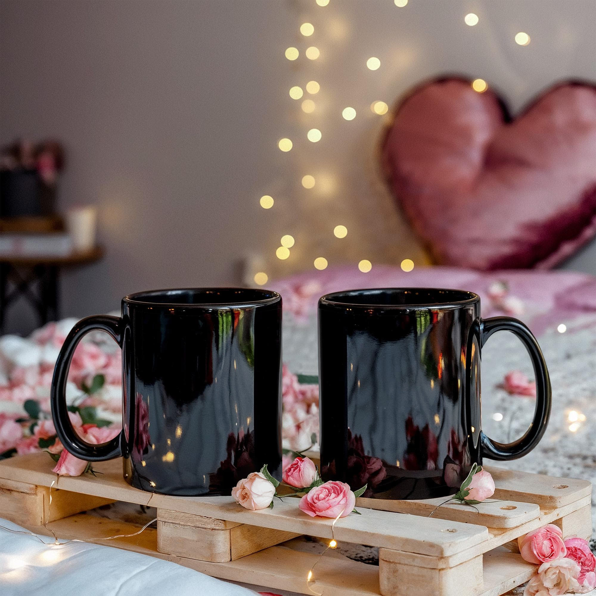 Black Ceramic Mug Multiple Variants